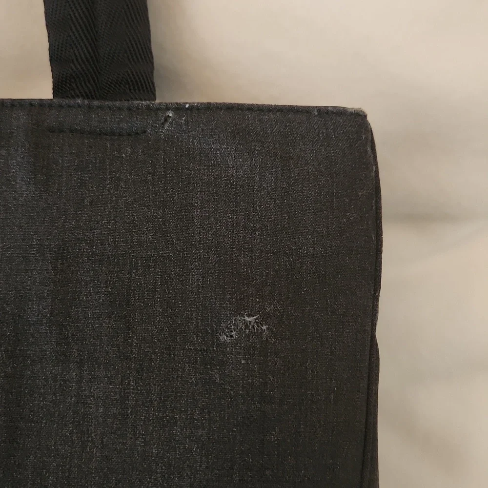 Prada Black & Gray Handbag with COA - Picture 11 of 13
